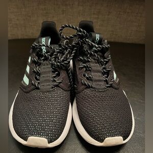 Adidas Turquoise and black  sneaker size 6